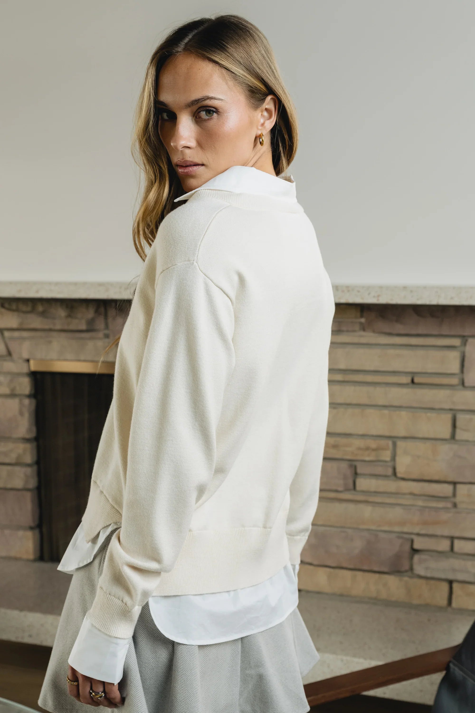 Trisha Layered Sweater