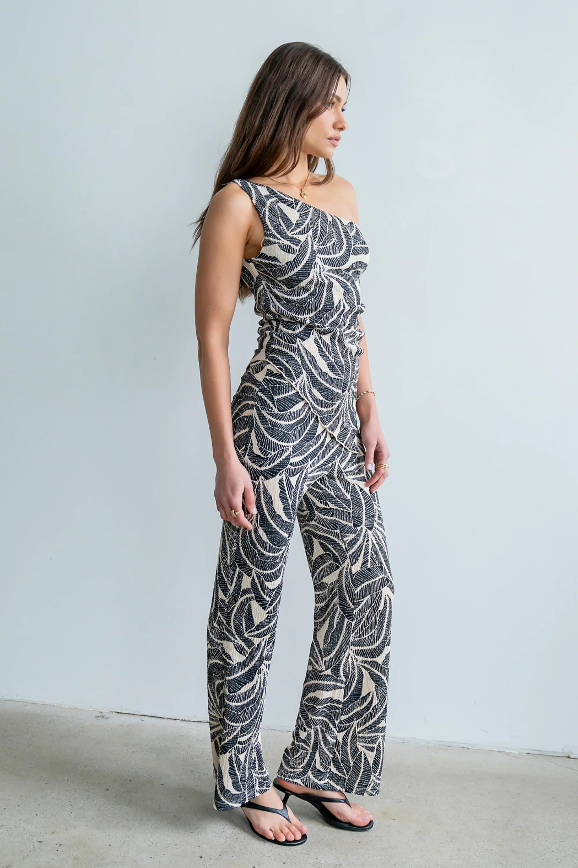 Minnie Abstract Wide Leg Pants