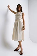 Johna Smocked Midi Dress FINAL SALE