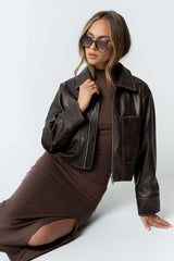 Brandi Maxi Dress in Brown