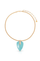 Turquoise Solstice Pendant Choker