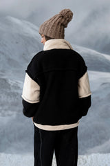Maria Oversized Sherpa Jacket in Cream FINAL SALE