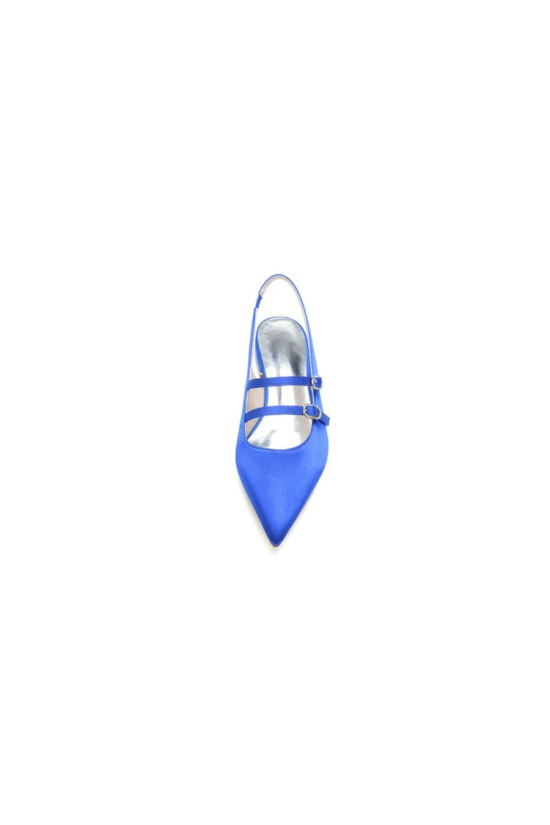 Simple Slingback Pointed Toe Flats