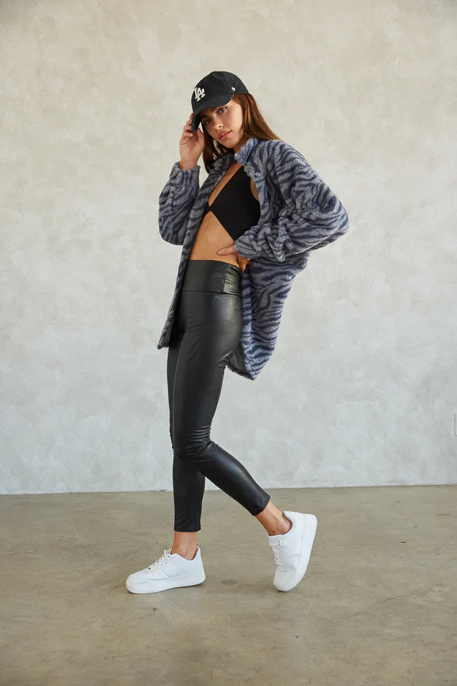 Edna Faux Leather Leggings