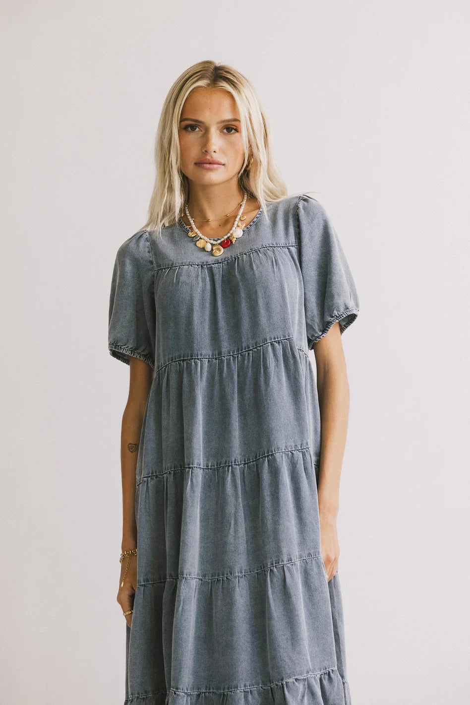 Maribel Denim Midi Dress FINAL SALE