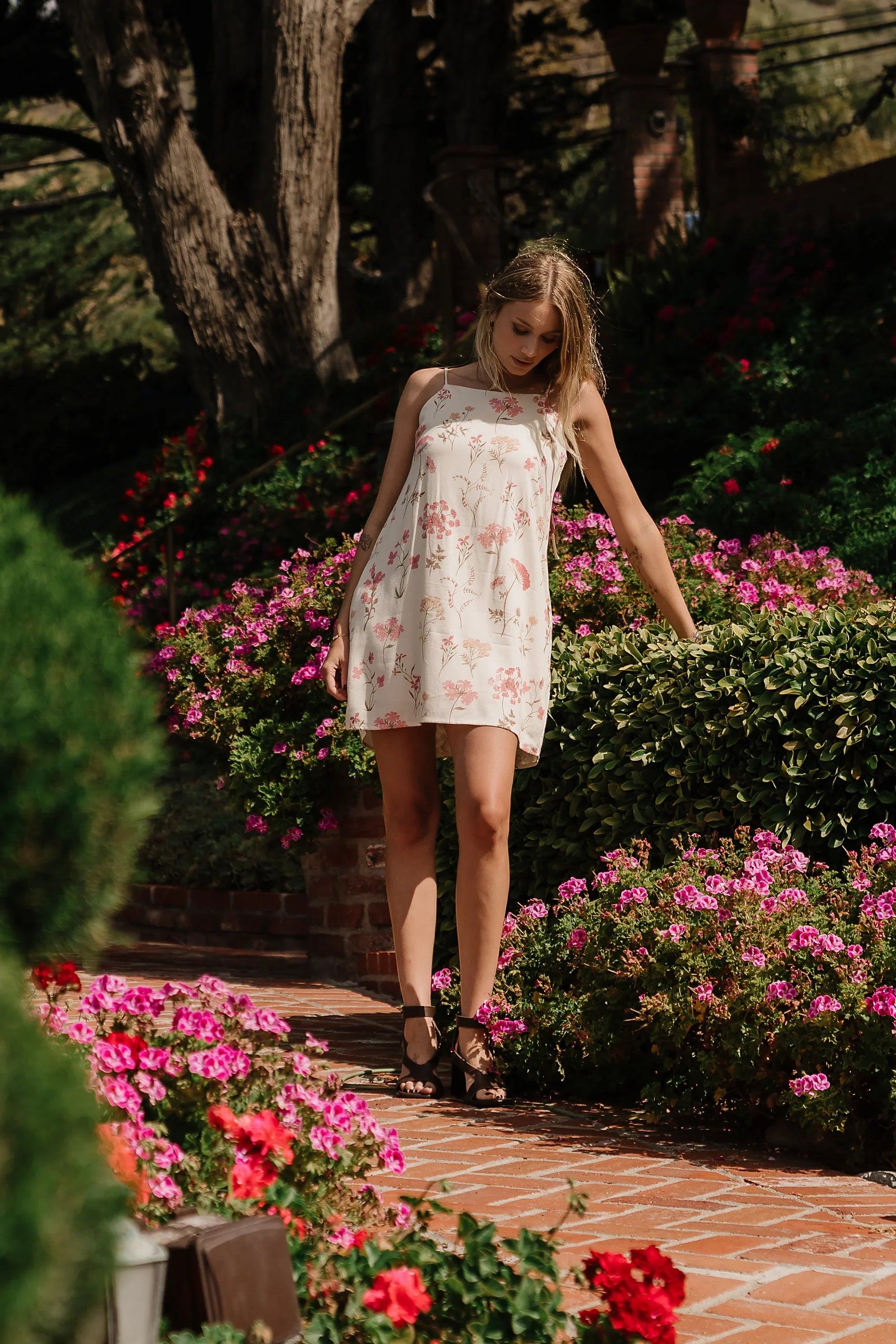 Moxie Floral Mini Dress