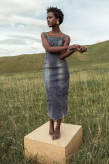 Valentini Denim Midi Dress FINAL SALE