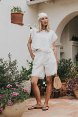 Klara Floral Embroidered Shorts