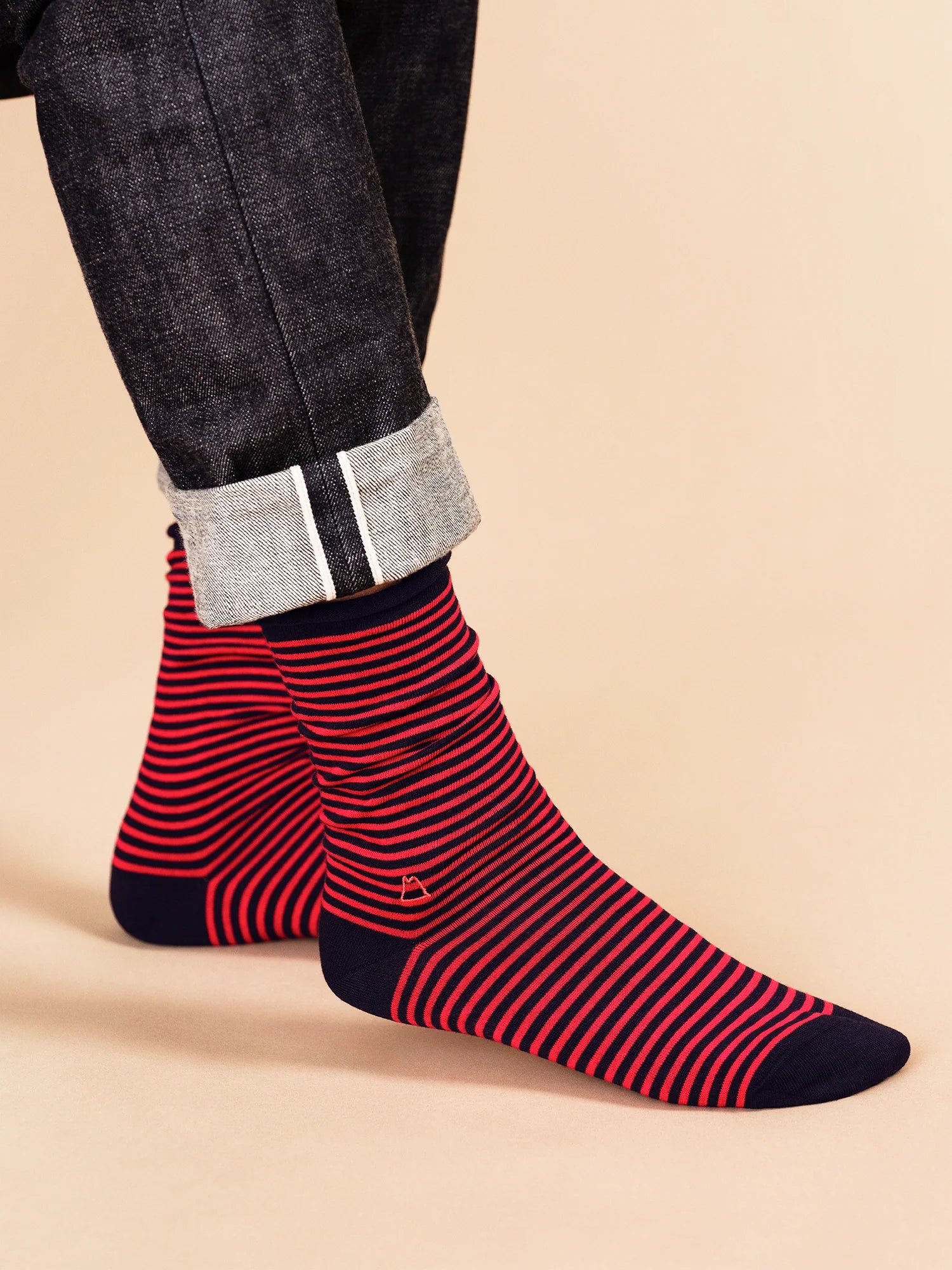 Nautical Stripe Mens Crew
