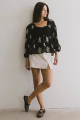 Sally Peplum Top FINAL SALE