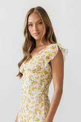 Avery Floral Midi Dress