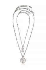 Medallions of Mine Layered Coin Necklace Set