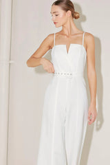 ARCTIC ELEGANCE WHITE JUMPSUIT