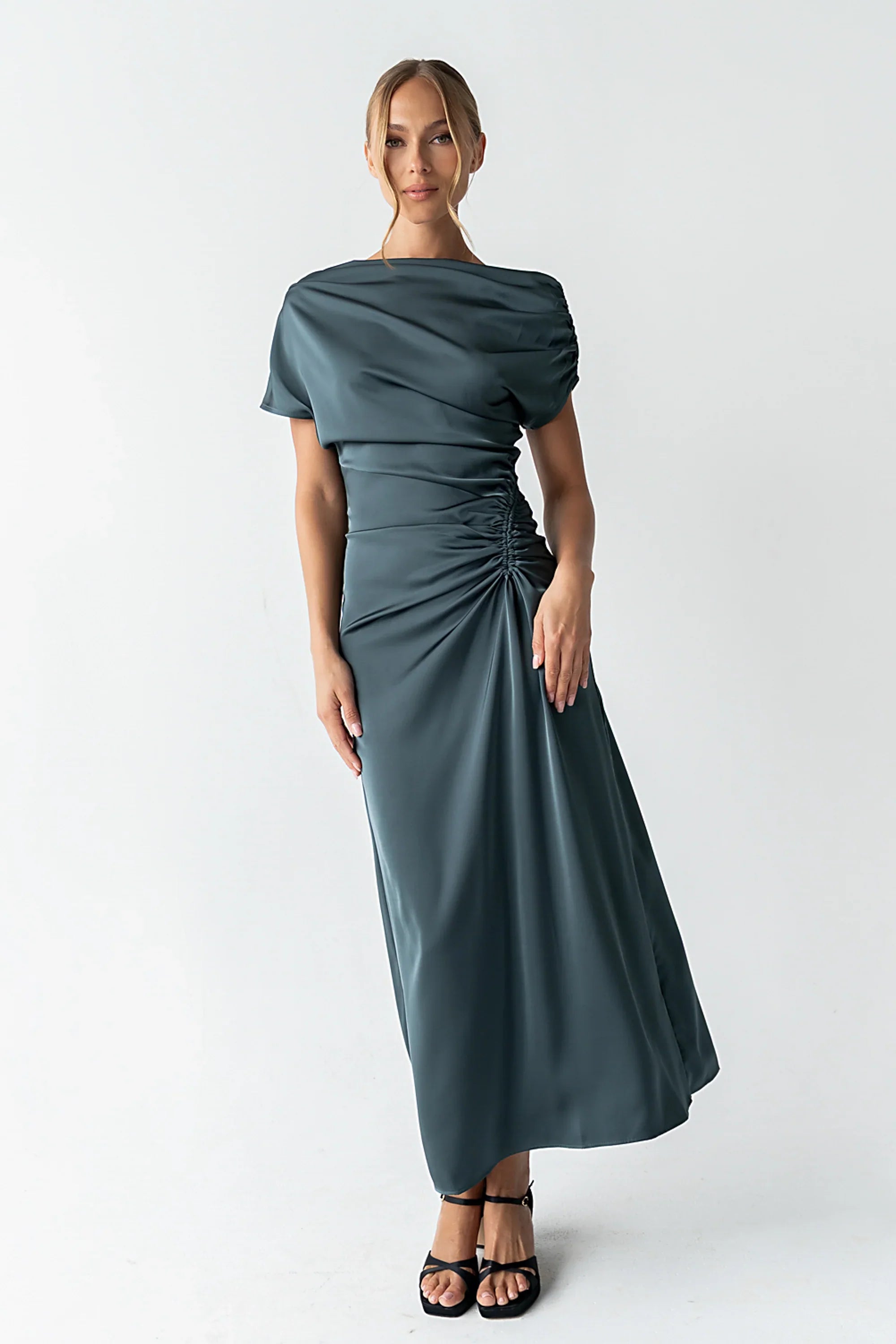 Gigi Ruched Maxi Dress FINAL SALE