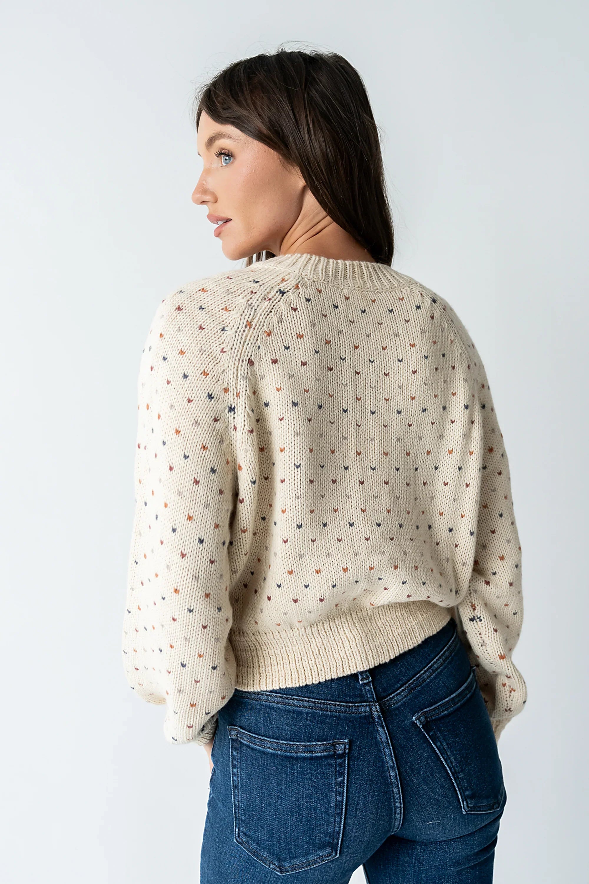 Sophie Knit Cardigan in Beige FINAL SALE