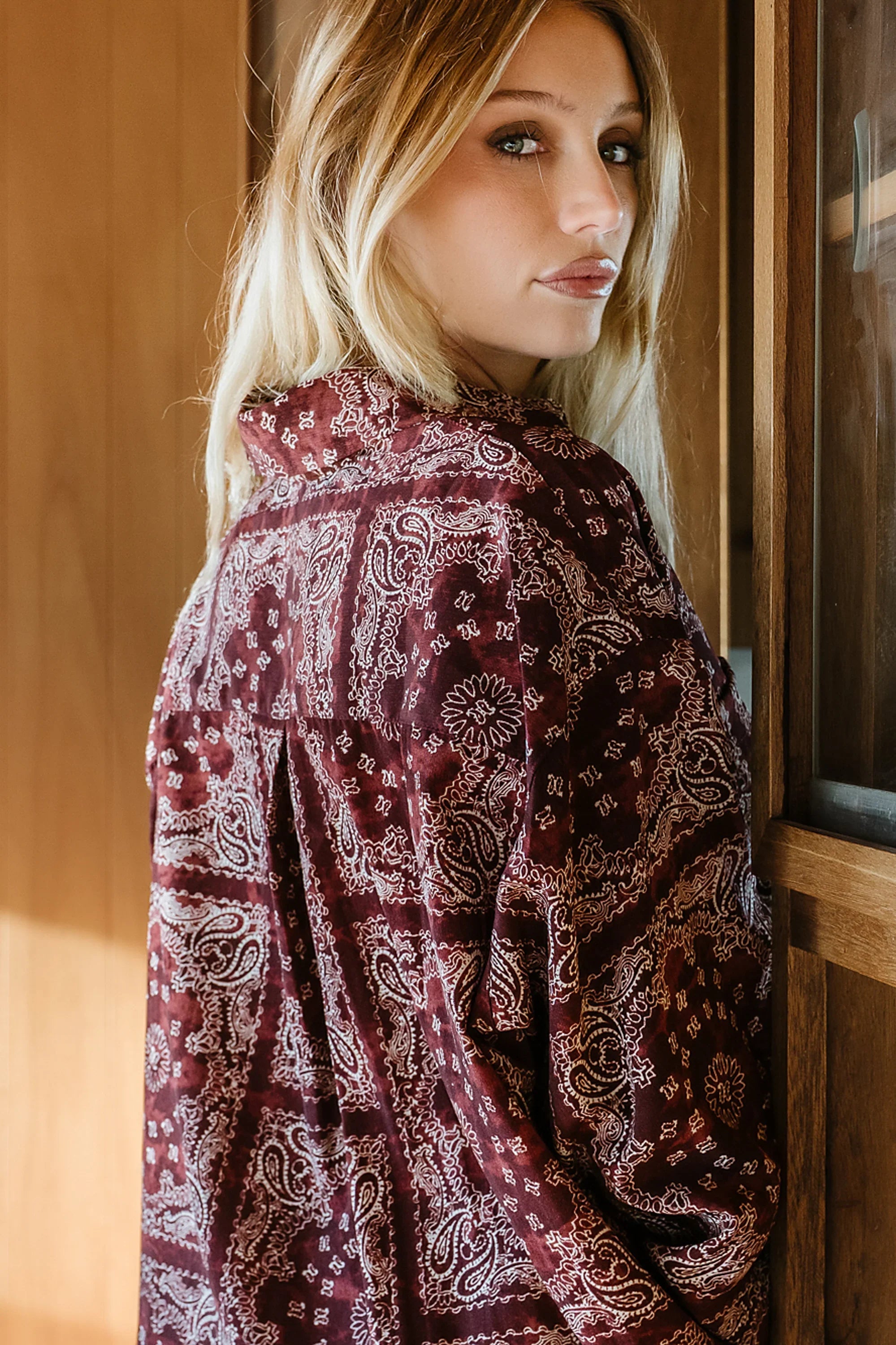 Diana Oversized Button Up