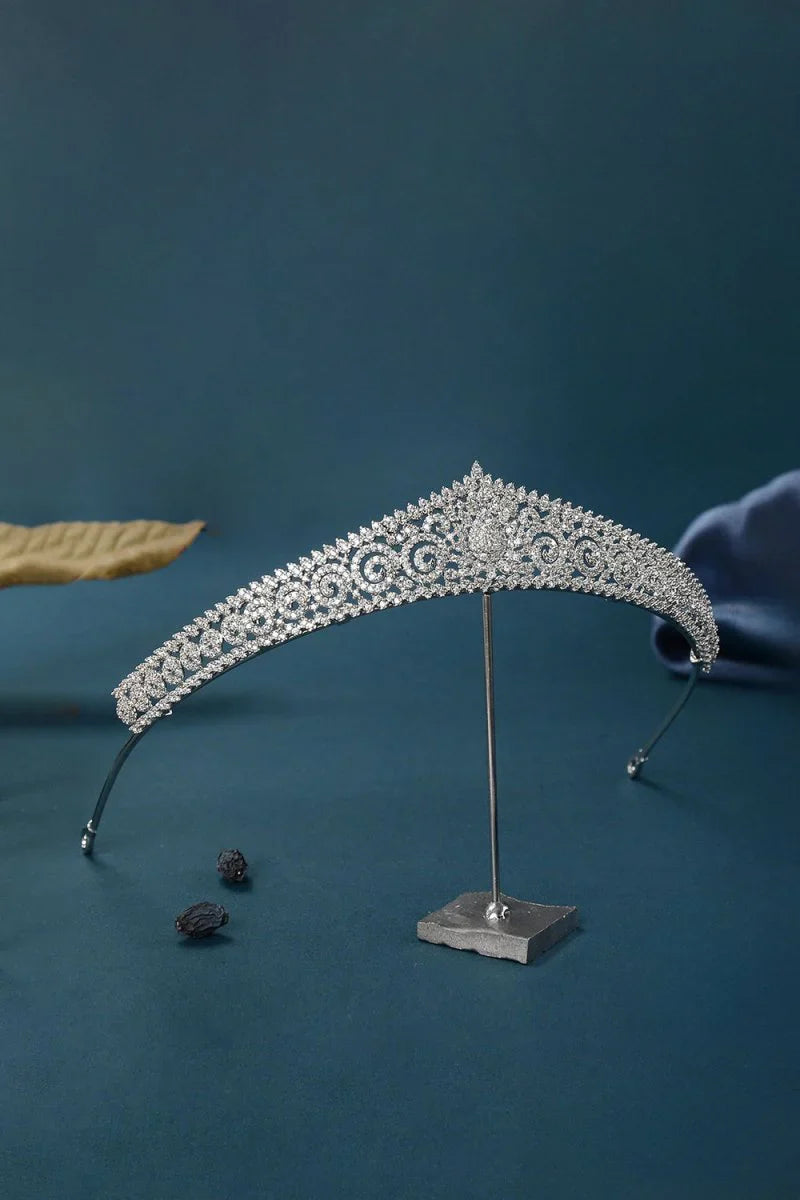 Silver Eternal Zircon Tiara