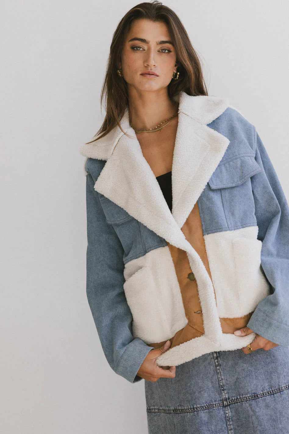 Fawn Contrast Jacket FINAL SALE
