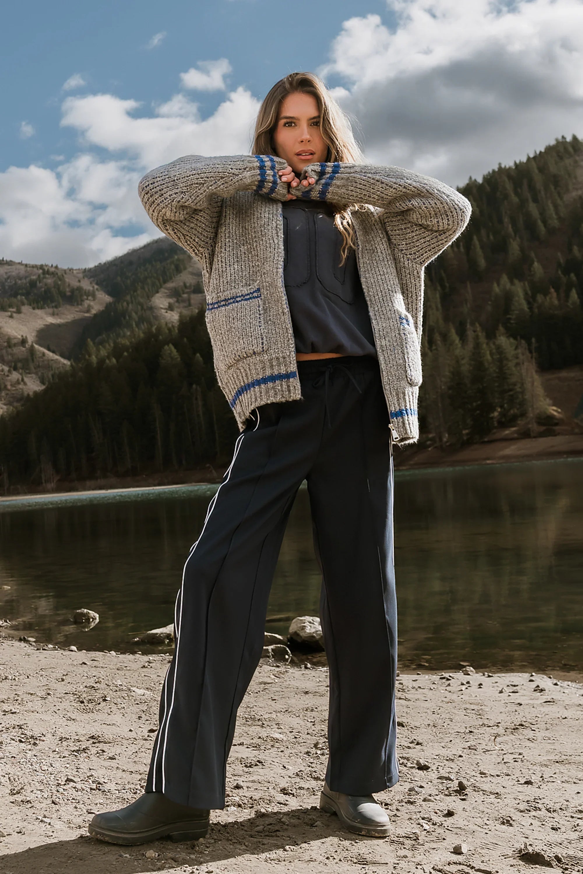 Apres Oversized Knit Jacket FINAL SALE
