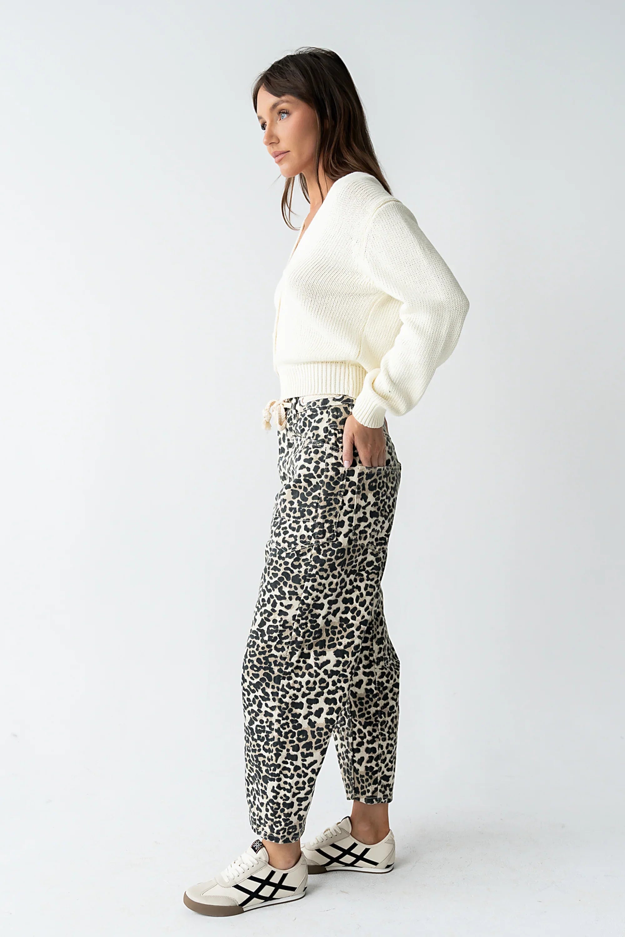 Marlie Knit Cardigan in White
