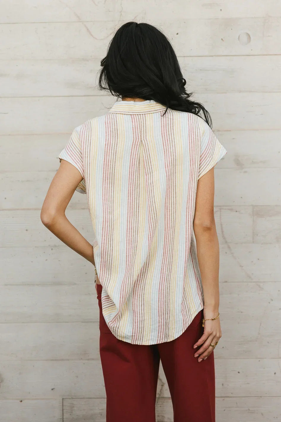 Imogen Striped Button Up FINAL SALE
