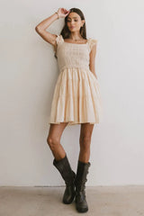 Lindie Knit Bodice Mini Dress FINAL SALE
