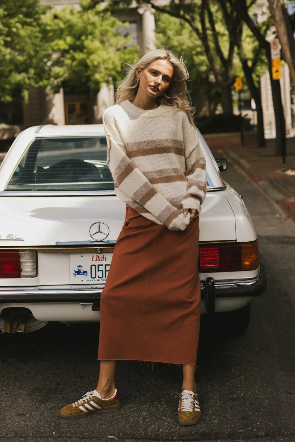 Allurah Striped Sweater FINAL SALE