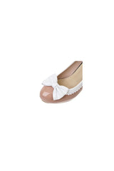 Retro Bowknot High Heels Shoes