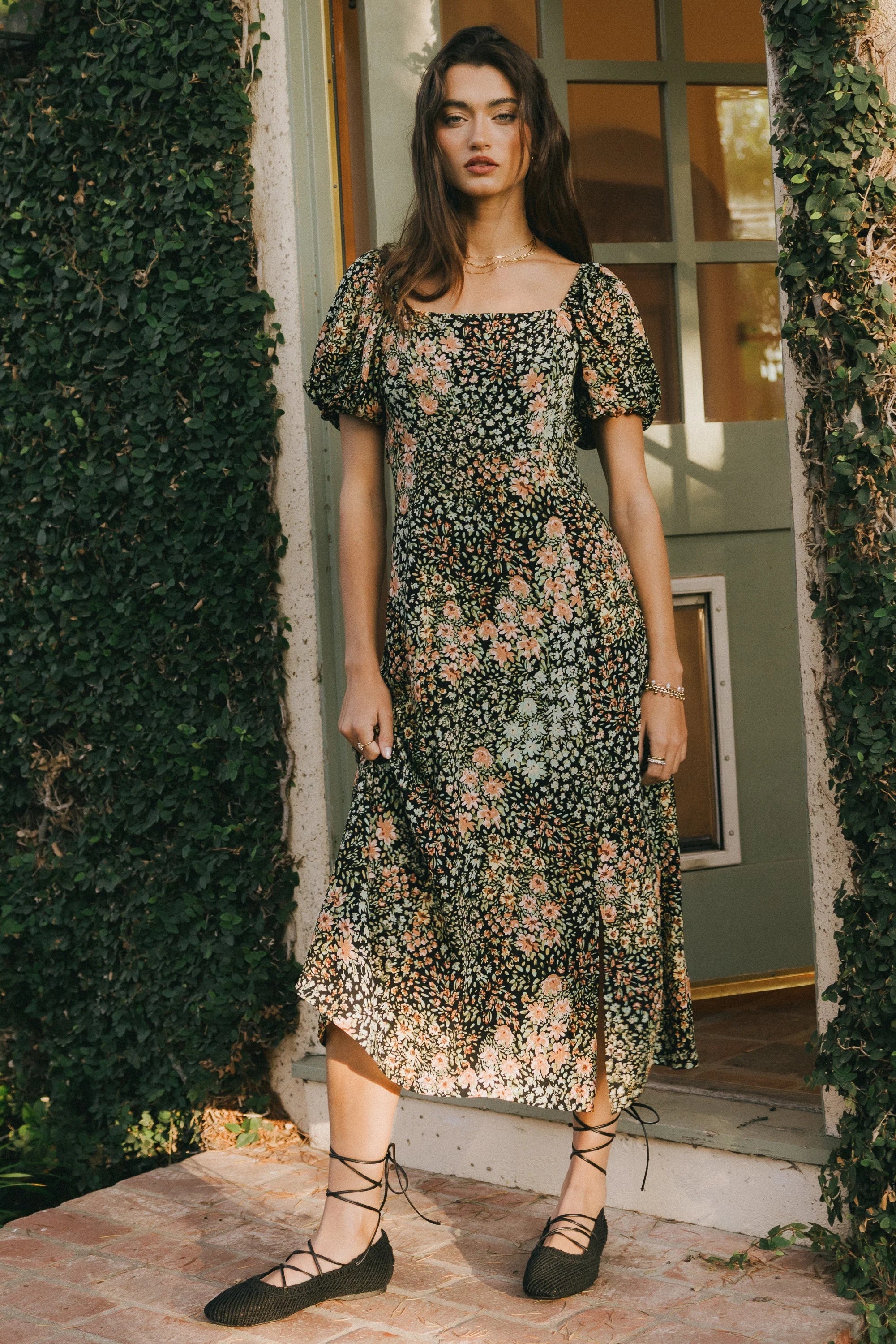 Vienna Floral Maxi Dress FINAL SALE