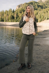 Fletcher Quilted Floral Vest FINAL SALE