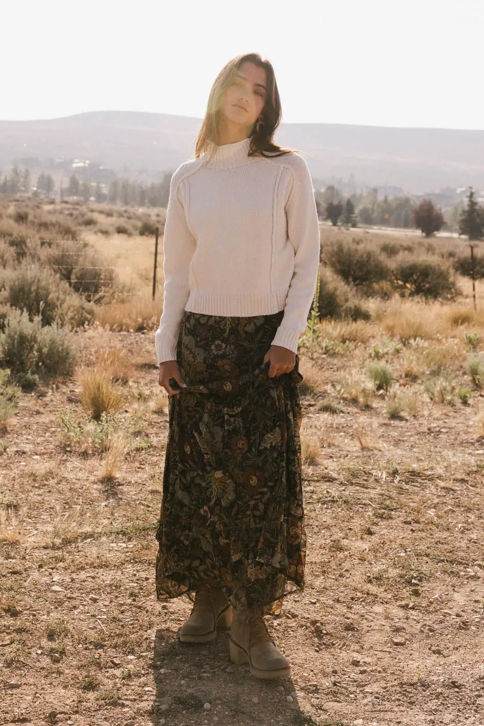 Selah Floral Maxi Skirt FINAL SALE