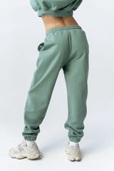 Mozie Contrast Joggers in Teal