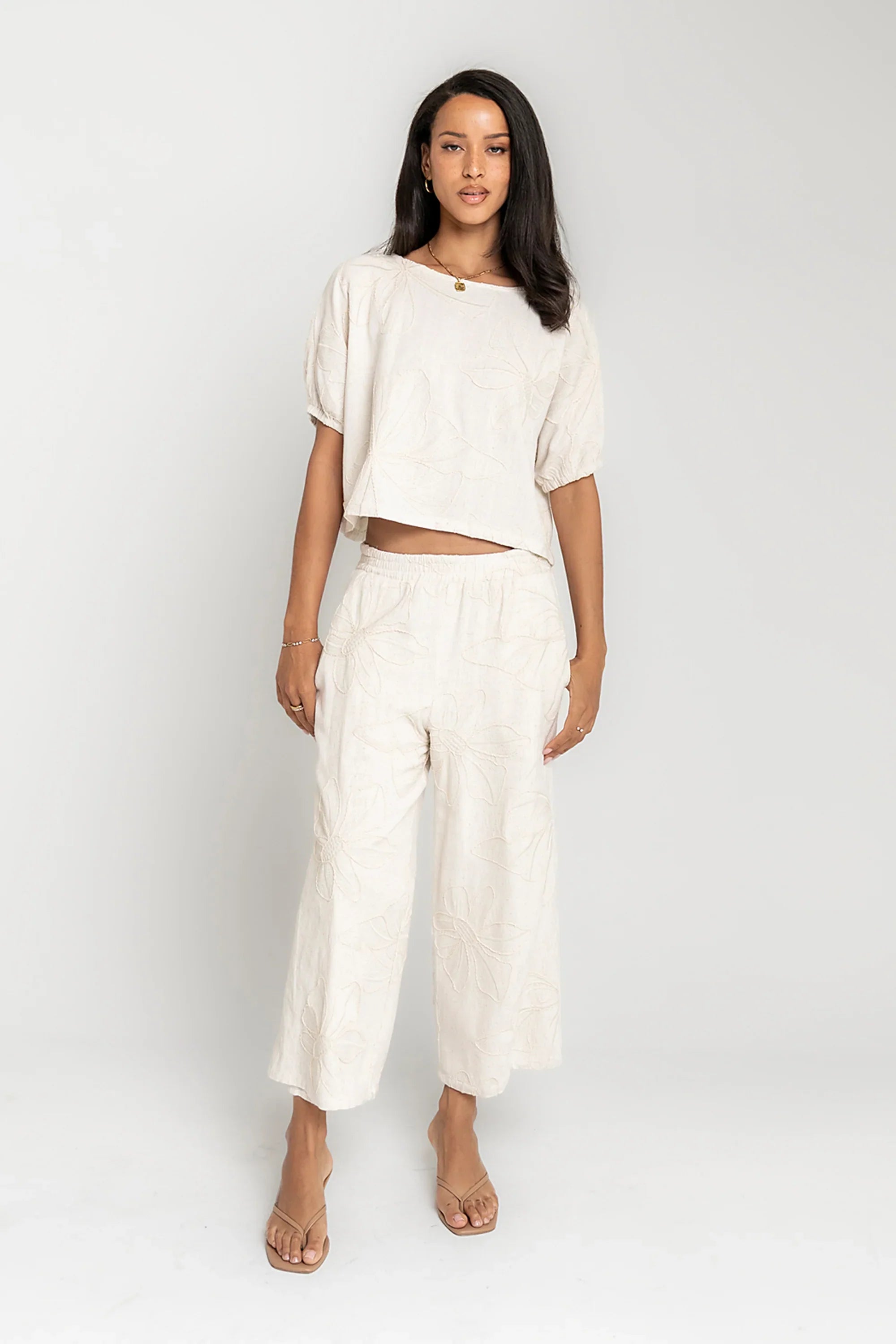 Kortney Floral Wide Leg Pants
