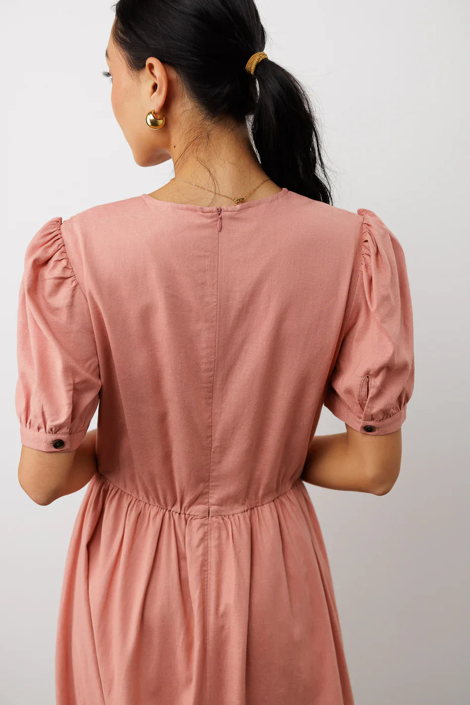 Cyrus Midi Dress in Pink FINAL SALE
