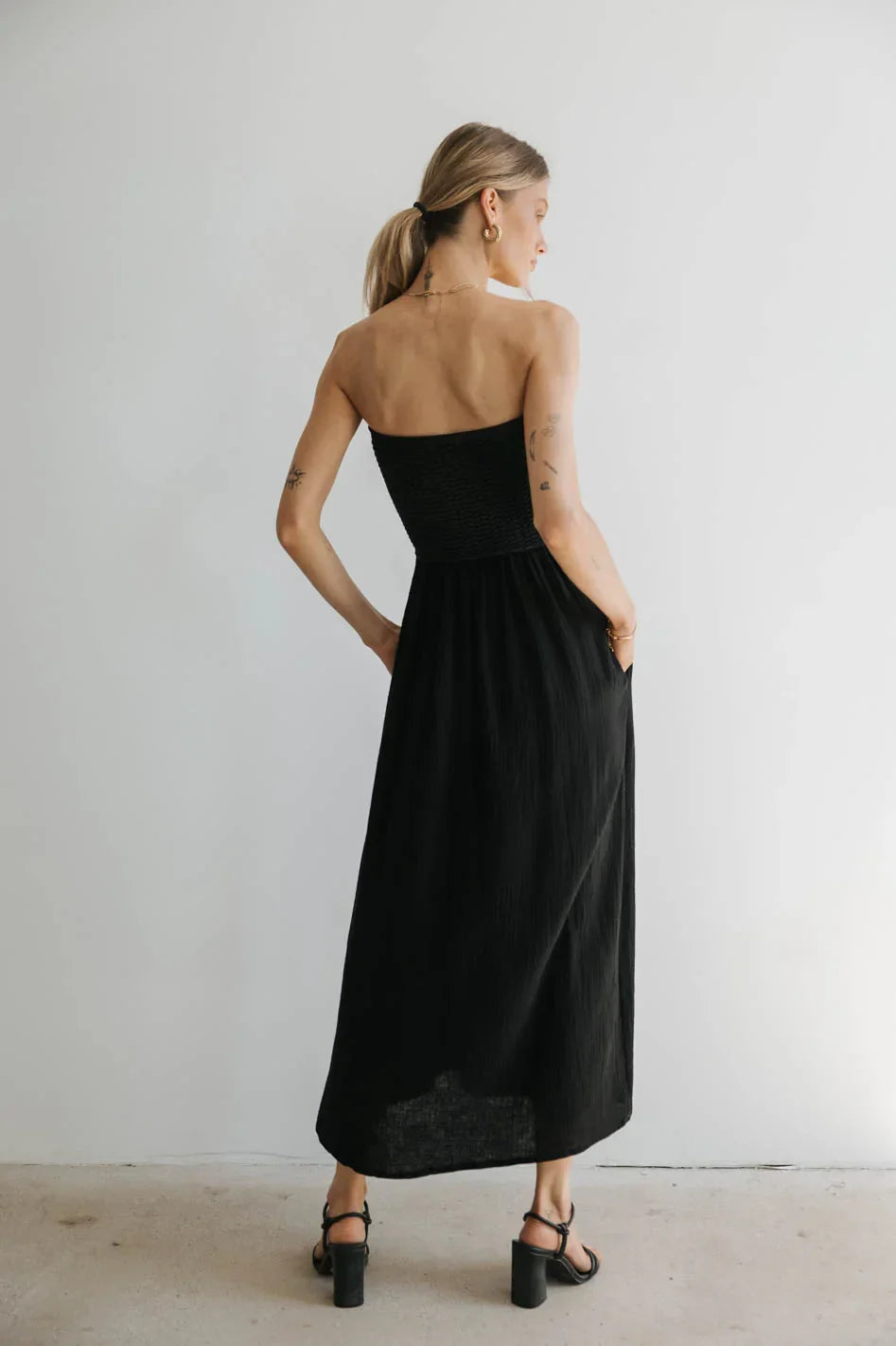 Kyra Crocheted Halter Dress FINAL SALE