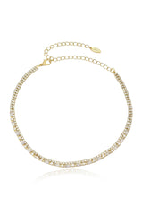 Dainty Crystal Strands Choker