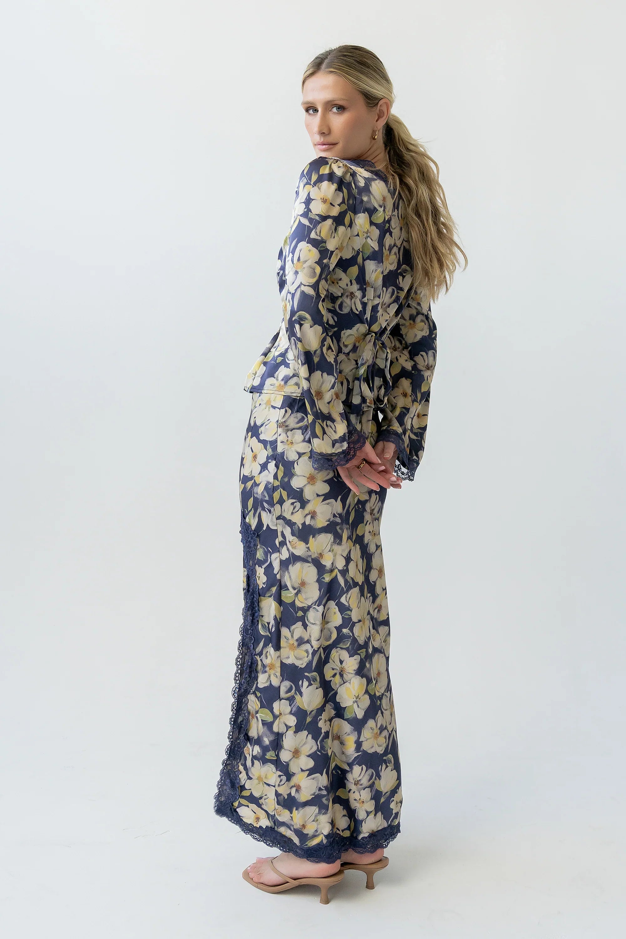 Kirsty Floral Satin Top