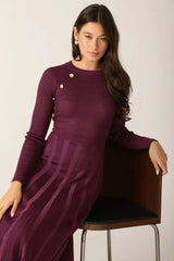 HIGH STANDARDS SWEATER MIDI DRESS FINAL SALE