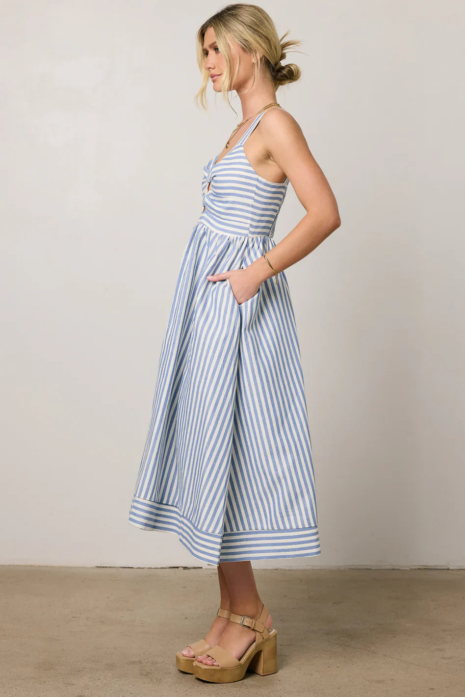 Archie Striped Midi Dress FINAL SALE