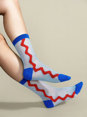 Zig Zag Sheer Crew