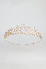 Gold Zirconia Queen Crown