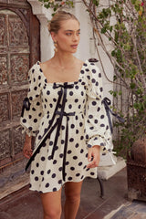 Frances Polka Dot Mini Dress FINAL SALE