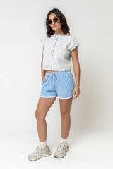 Percey Knit Cardigan in Grey