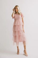 Marcella Ruffle Midi Dress FINAL SALE