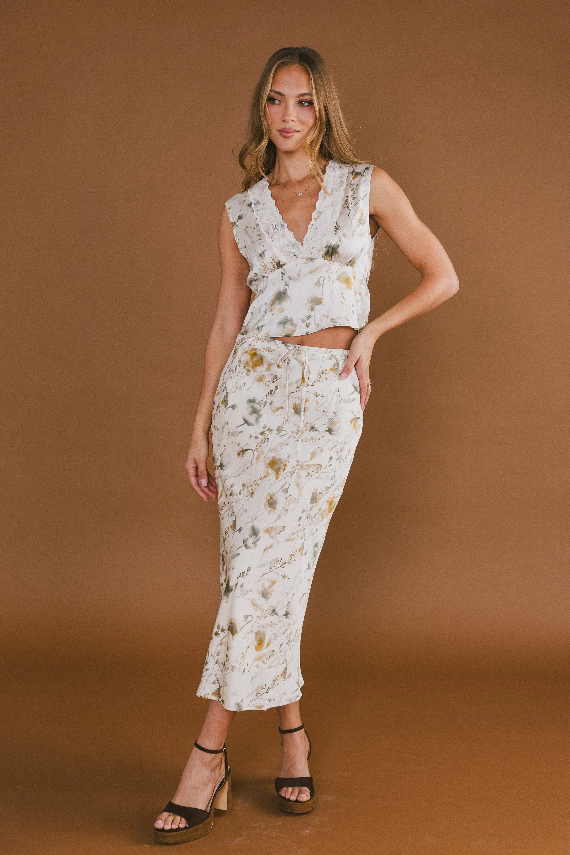 Peter Floral Maxi Skirt