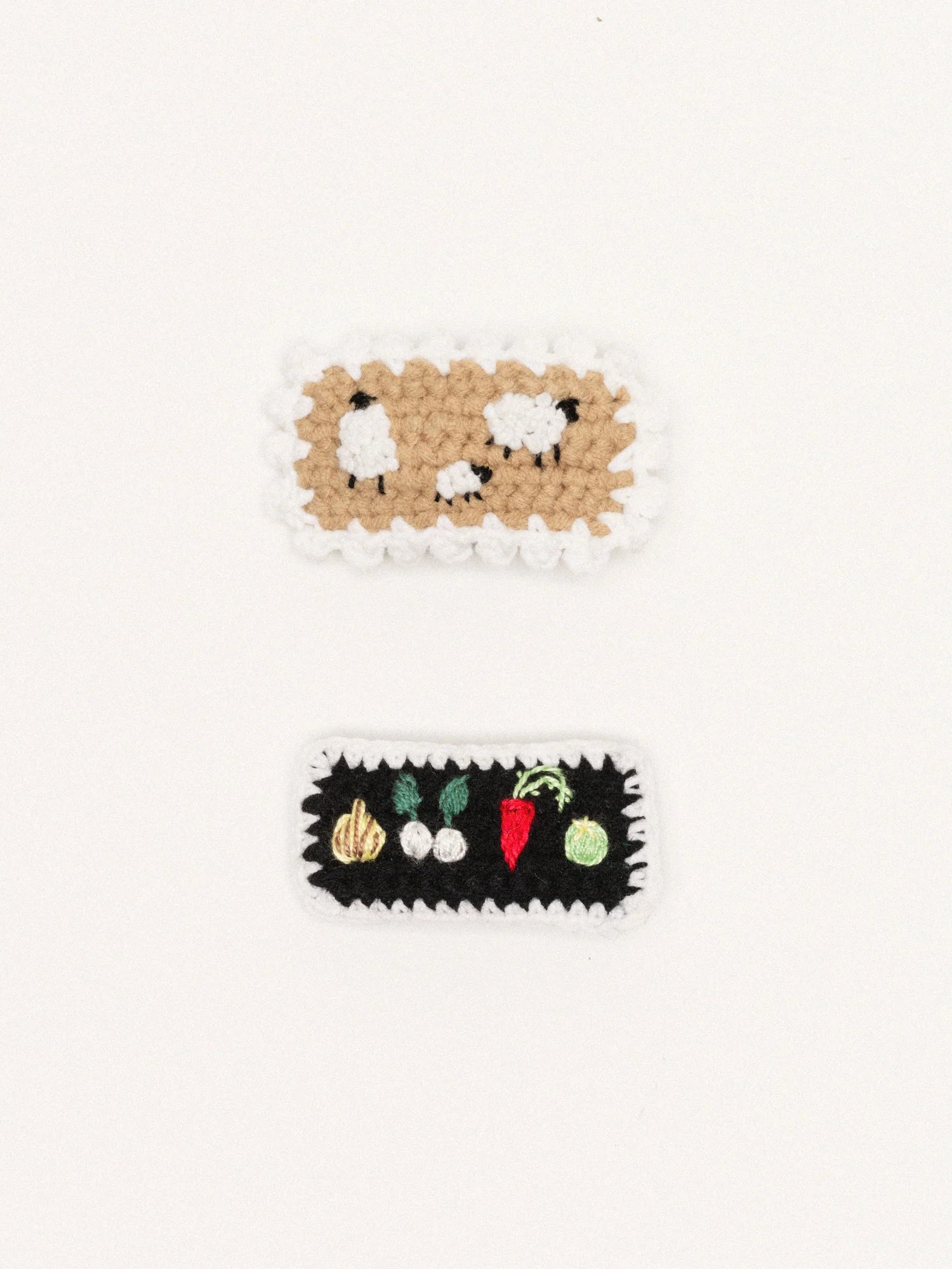 Farm Times Crochet Hair Clips