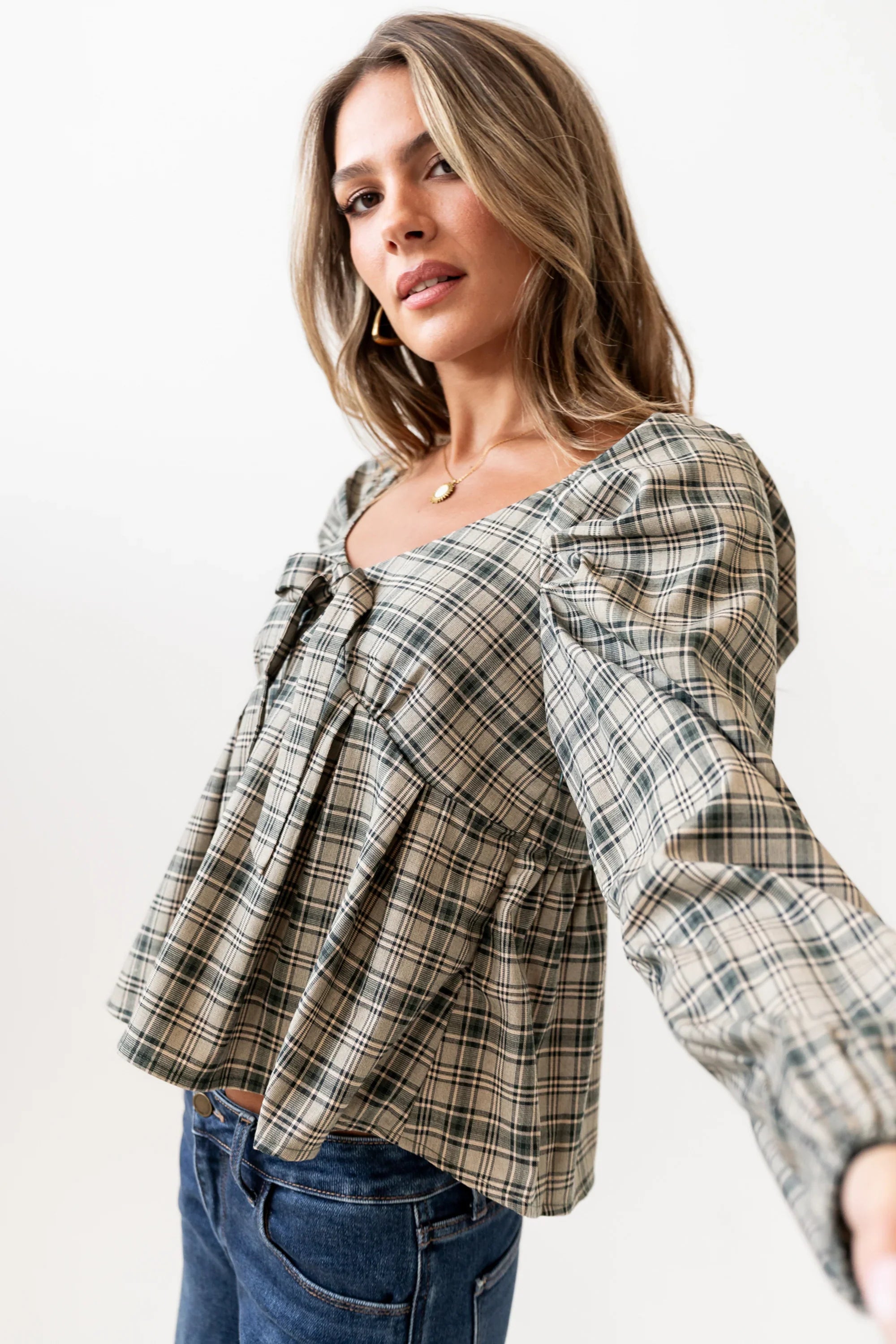 Smith Plaid Blouse FINAL SALE
