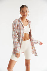 Cathedral Rock Oversized Plaid Flannel Shirt