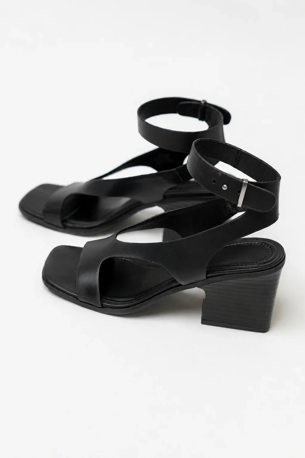 Felipa Block Heels in Black