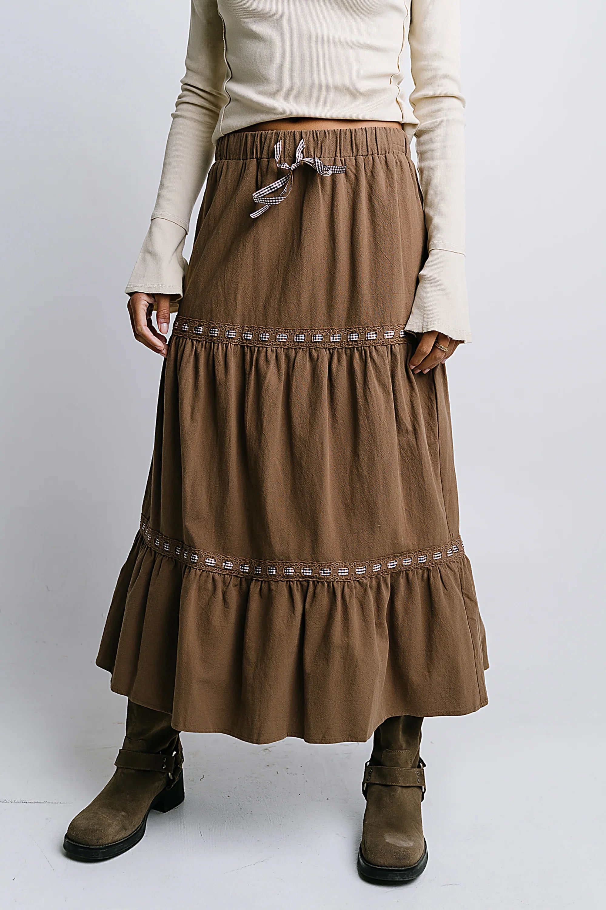 Anika Tiered Maxi Skirt FINAL SALE
